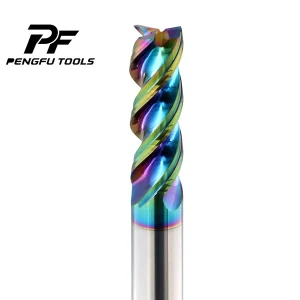 3 flute u groove end mill for aluminum