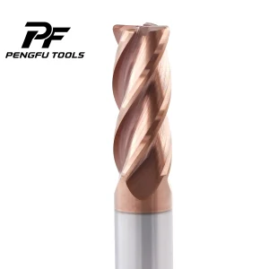 HRC55 Corner Radius End Mill 4F