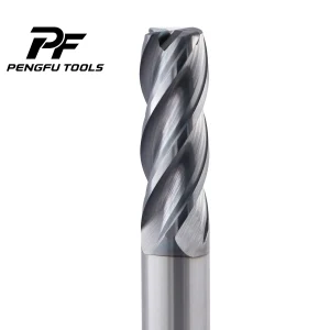 HRC60 Corner Radius End Mill 4F