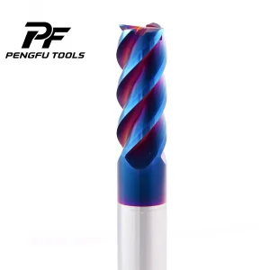 HRC65 Square End Mill 4F GM