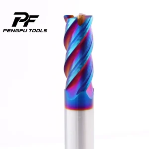 hrc68 corner radius end mill 4f