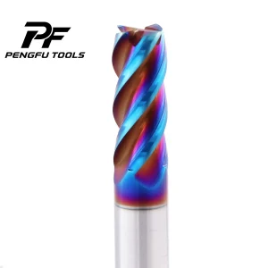 hrc68 square end mill 4f