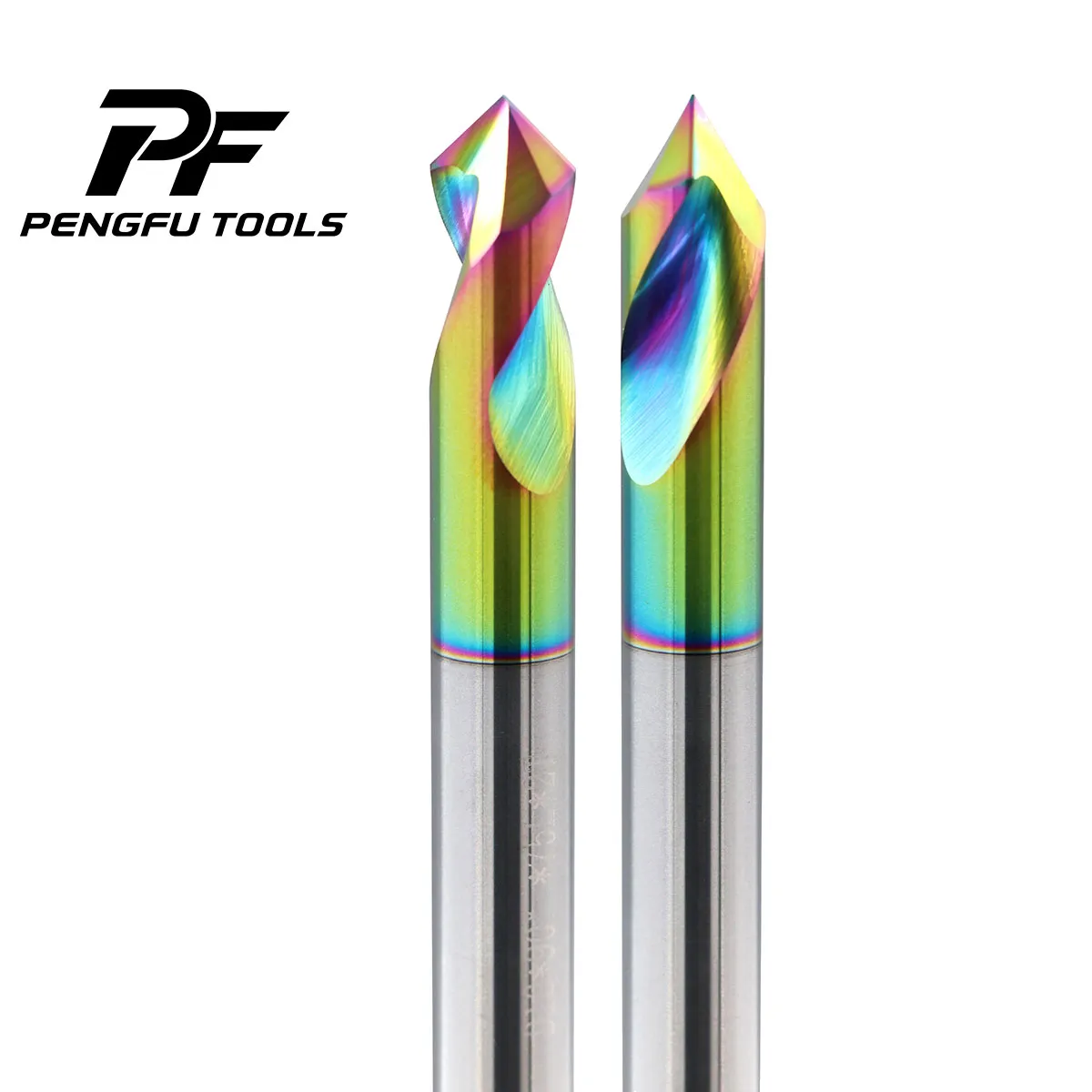 PRODUCTS nc spotting drill with chamfer (rainbow‑alu)