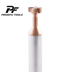 Special-Purpose Solid Carbide End Mills t‑slot cutter (tisin‑steel)